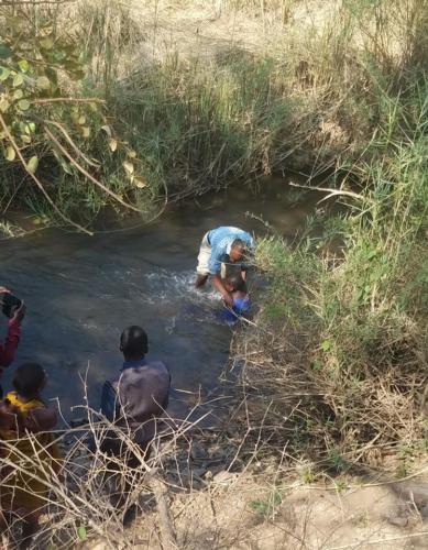 Another river baptism