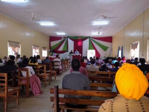 Howell Preaching at the Chimala B congregation
